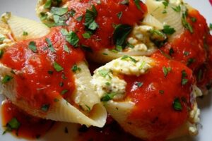 Фаршировані макарони