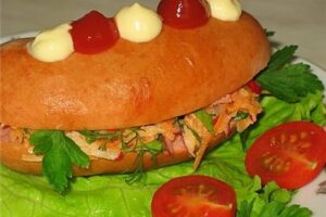 Сардельки, фаршировані «Два задоволення»