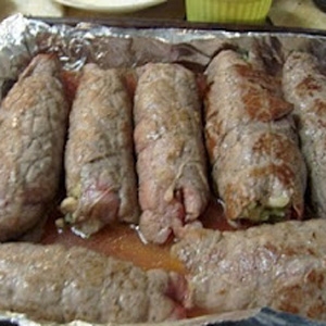 яловичина фарширована свининою