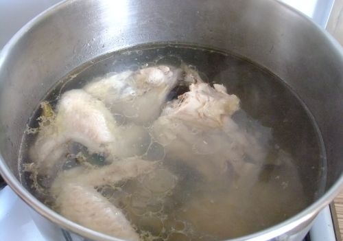 відварюємо курку