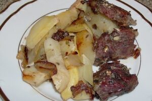 Баранина з картоплею