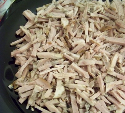 Подрібнюємо буженину