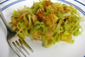 Пісна смажена капуста