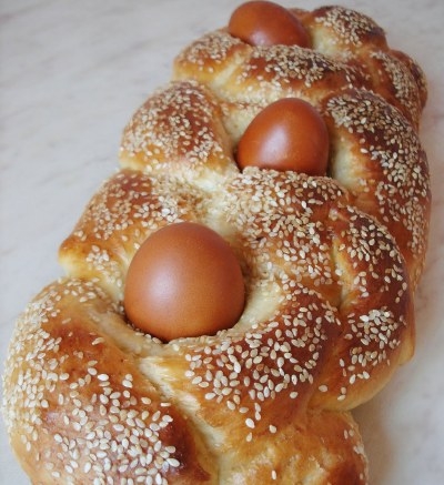 грецький великодній пиріг