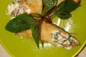 Млинці з сьомгою