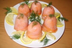 Закуска з лосося та сиру