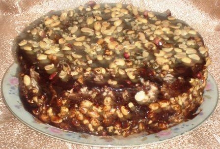 торт снікерс